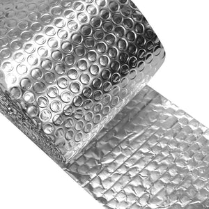 Silver Isolated bubble wrap 12 inch by 250 feet on specials deal